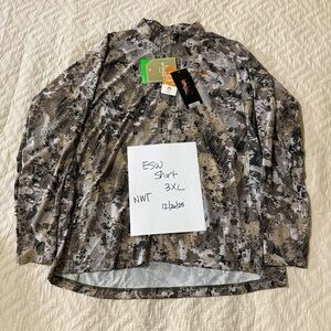 ESW Men's Camouflage Casual Button Down Shirt - 3XL